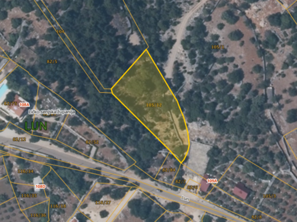 Pag_Lun_građevinsko zemljište_1.413m2