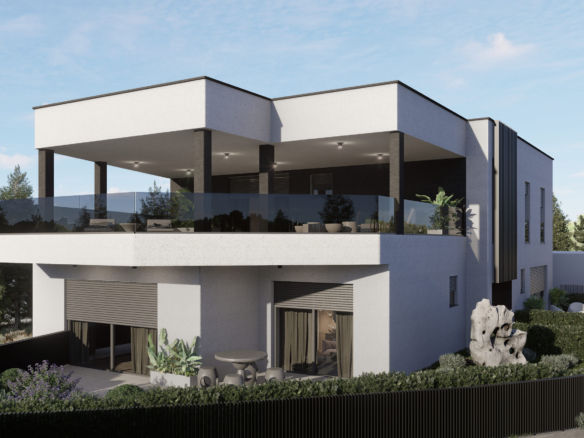 Zagreb, Gračani, Luksuzni trosobni stan, 84.41 m2, Garažno mjesto, Vrt