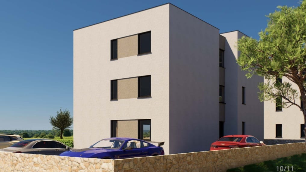 Pag, Gajac, Apartman 67 m2, 2 Terase, Parkirno mjesto