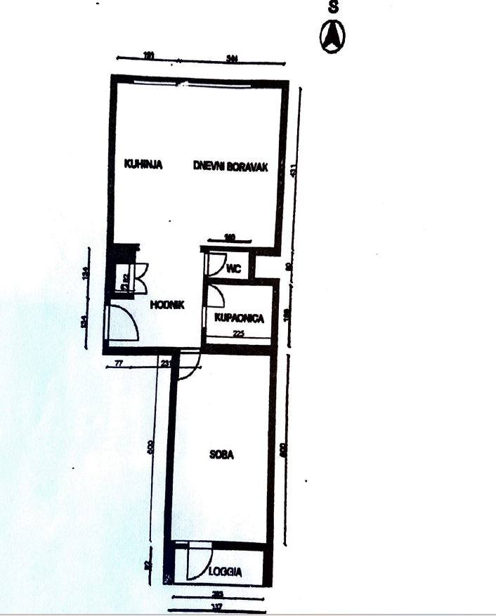 Zagreb, Trnje – Funkcionalan dvosoban stan 54,05 m² s loggiom