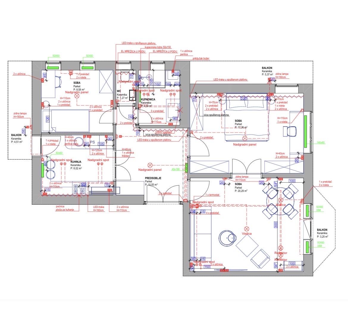 3s-stan-maksimir-kvatric-3-balkona-parking-slika-275912297 Zagreb, Centar, Trosoban stan, 80 m2, Natrkiveni parking